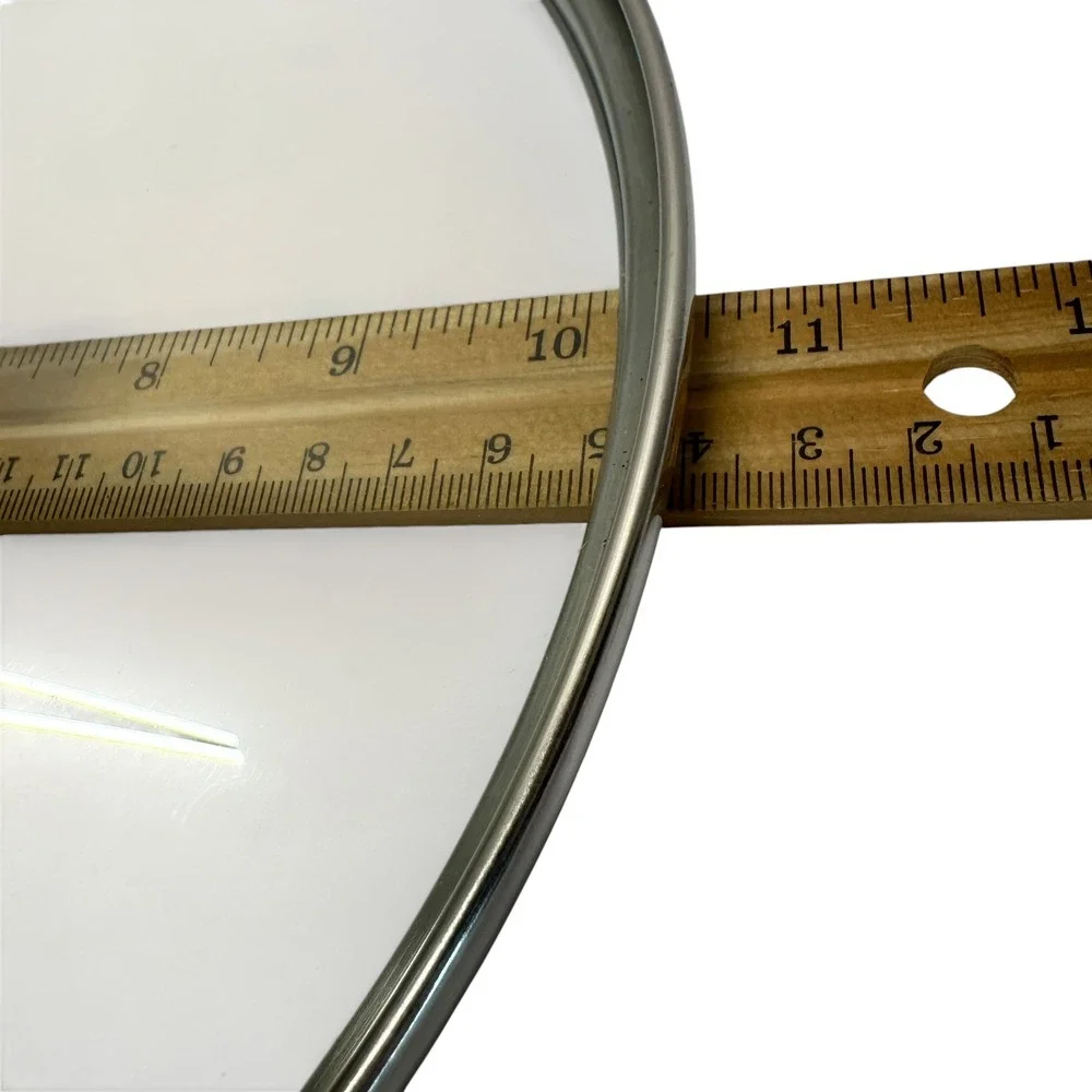 KitchenAid 11 Inch Tempered Glass Replacement Lid Stainless Steel‎ Rim Handle